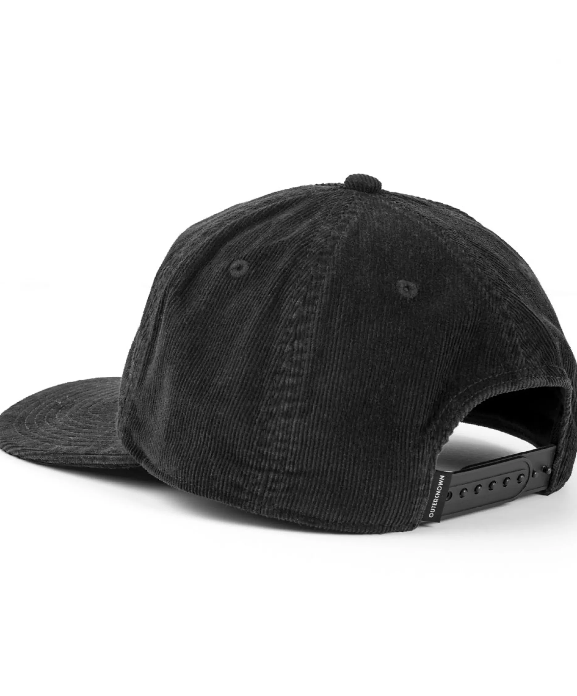 Outerknown Don'T Fuck This Up Cord 5-Panel Hat Pitch Black Clearance
